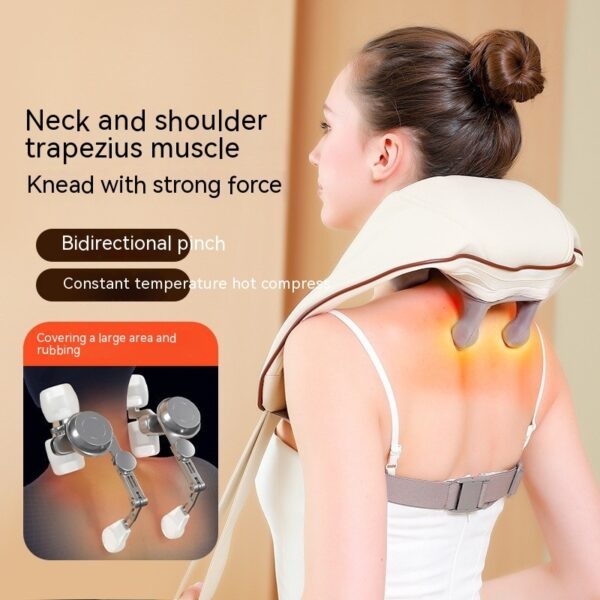 Home Kneading Hot Compress Shoulder And Neck Massager - Image 2